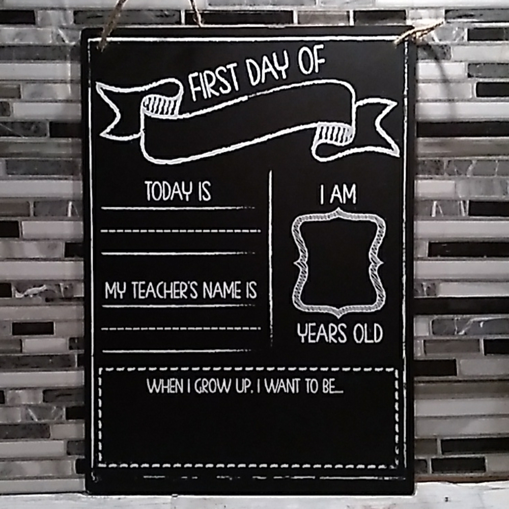 New 10 x 14 chalkboard photography sign